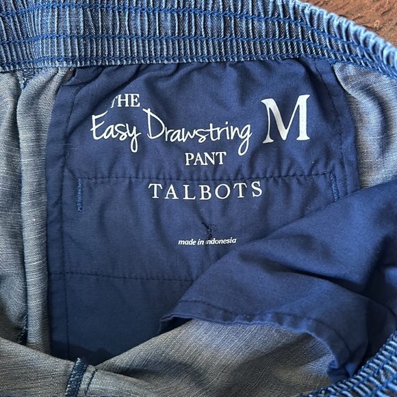 Talbots Lyocell linen blend Chambray Pants szM - Picture 6 of 14
